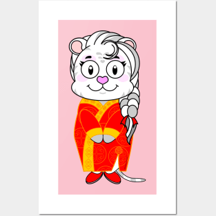 CNY: YEAR OF THE TIGER - LADY TIGER Posters and Art